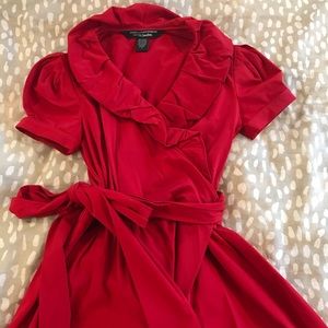 Diane Von Furstenberg Red Wrapdress
